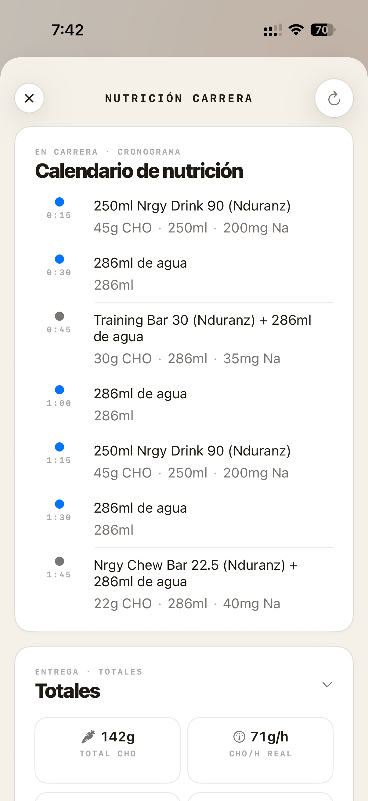 Nutrition view